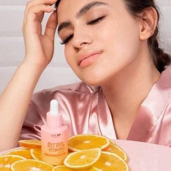 PKSK08 - SUERO DE RETINOL Y VITAMINA C x "PINK UP" "ORIGINAL" (1 PZA)