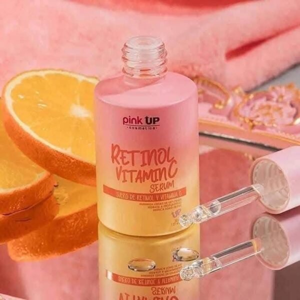 PKSK08 - SUERO DE RETINOL Y VITAMINA C x "PINK UP" "ORIGINAL" (1 PZA)
