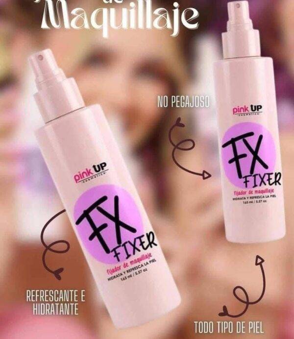 PKSK01 - FIJADOR DE MAQUILLAJE FX FIXER x "PINK UP" "ORIGINAL" (1 PZA)