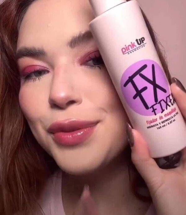 PKSK01 - FIJADOR DE MAQUILLAJE FX FIXER x "PINK UP" "ORIGINAL" (1 PZA)