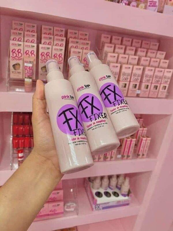 PKSK01 - FIJADOR DE MAQUILLAJE FX FIXER x "PINK UP" "ORIGINAL" (1 PZA)