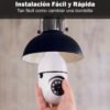LU88307 - CAMARA DE SEGURIDAD TIPO FOCO 360º CON WIFI (1 PZA)