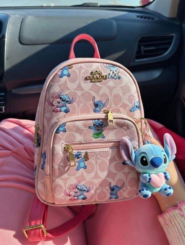 L-K279799 - MOCHILA DISEÑO PERSONAJES y CHERRY x "COACH" (1 PZA)