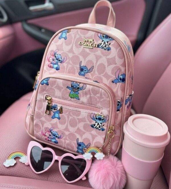 L-K279799 - MOCHILA DISEÑO PERSONAJES y CHERRY x "COACH" (1 PZA)