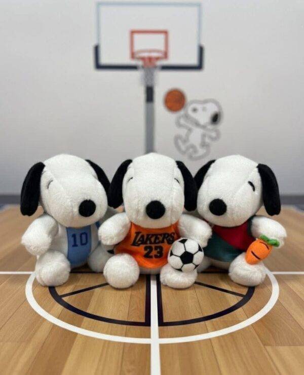 LU2478 - LLAVERO DE PELUCHE x "SNOOPY DEPORTISTA" (1 PZA)