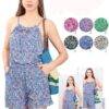 1044D - MONO DE TIRANTES CON ESTAMPADO FLORAL (1 PZA)