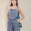 1044D - MONO DE TIRANTES CON ESTAMPADO FLORAL (1 PZA)