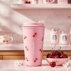 XIAO-SYDB - TERMO DE CEREZA Y CORAZON x "STARBUCKS" (1 PZA)
