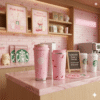 XIAO-SYDB - TERMO DE CEREZA Y CORAZON x "STARBUCKS" (1 PZA)