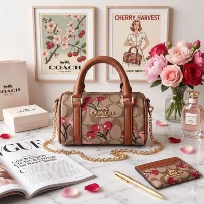 M643-7 - MINI BOLSO CON ESTAMPADO x "COACH" (1 PZA)