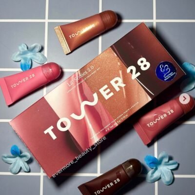 T047 - SET DE MINI GLOSS BEAUTY LIPSOFTIE x "TOWER 28" (1 SET)