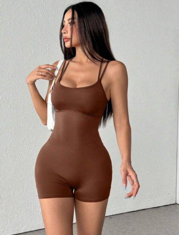 SEJ12642 - ENTERIZO CORTO CON CONTROL DE ABDOMEN Y LEVANTA GLUTEOS (1 PZA)