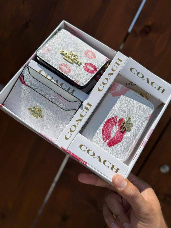 WhatsApp Image 2026-03-16 at 2.53.03 PM (3) 270512 - SET DE MINI BOLSO CON MONEDERO Y TARJETERO x "COACH" CON CAJA (1 PZA)