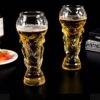 LU88501 - VASO CERVECERO CHICO DE VIDRIO EN FORMA DE LA "COPA DEL MUNDO" (1 PZA)