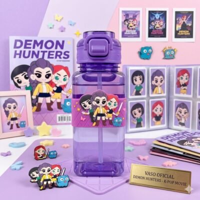 LU88489 - VASO RECTANGULAR x "DEMON HUNTERS" (1 PZA)