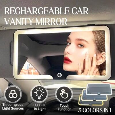 RSD-466 - ESPEJO CON LUZ LED PARA AUTO (1 PZA)