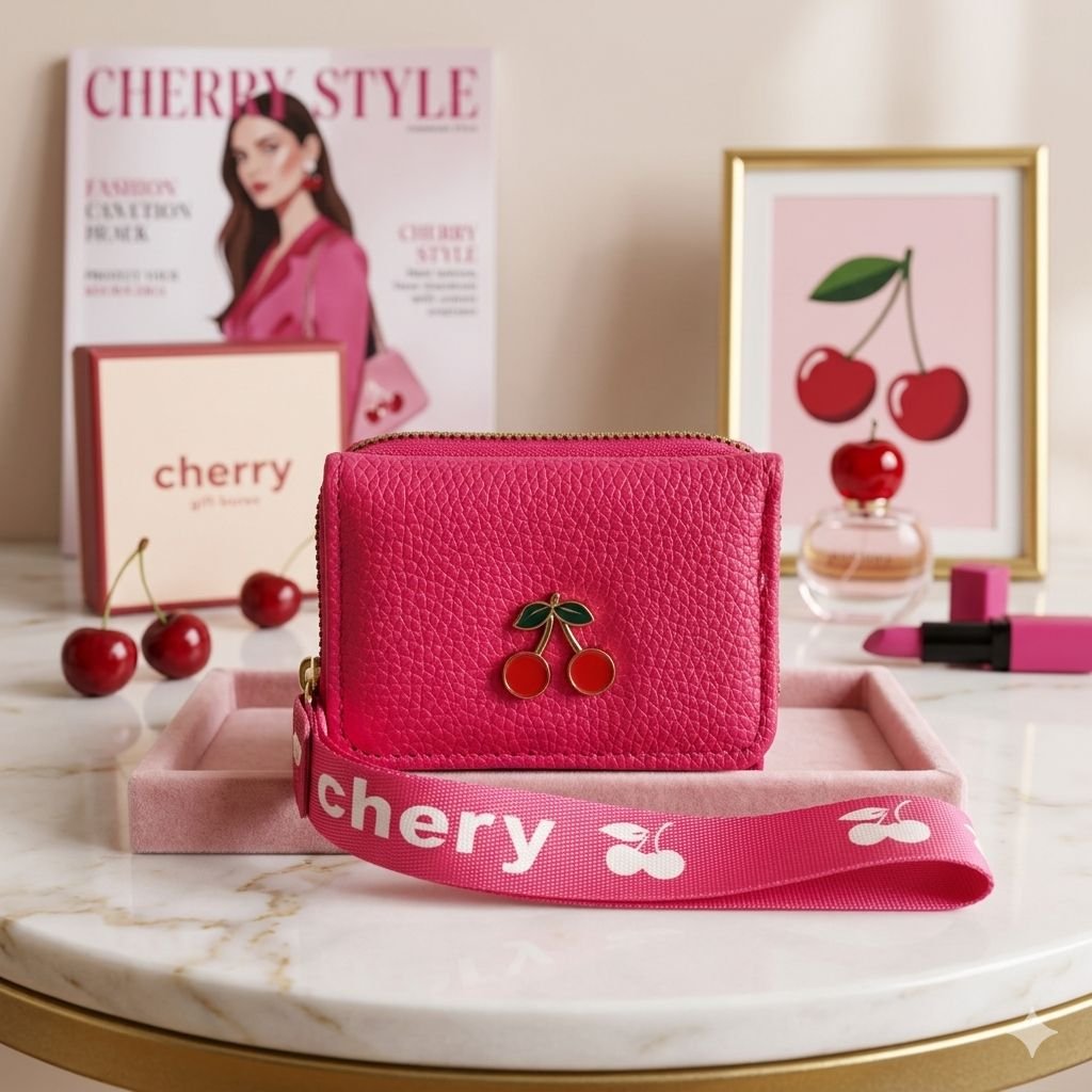 WXL-214 - MONEDERO x "CHERRY" POR TERCIA ( 3 PIEZAS) - Imagen 3