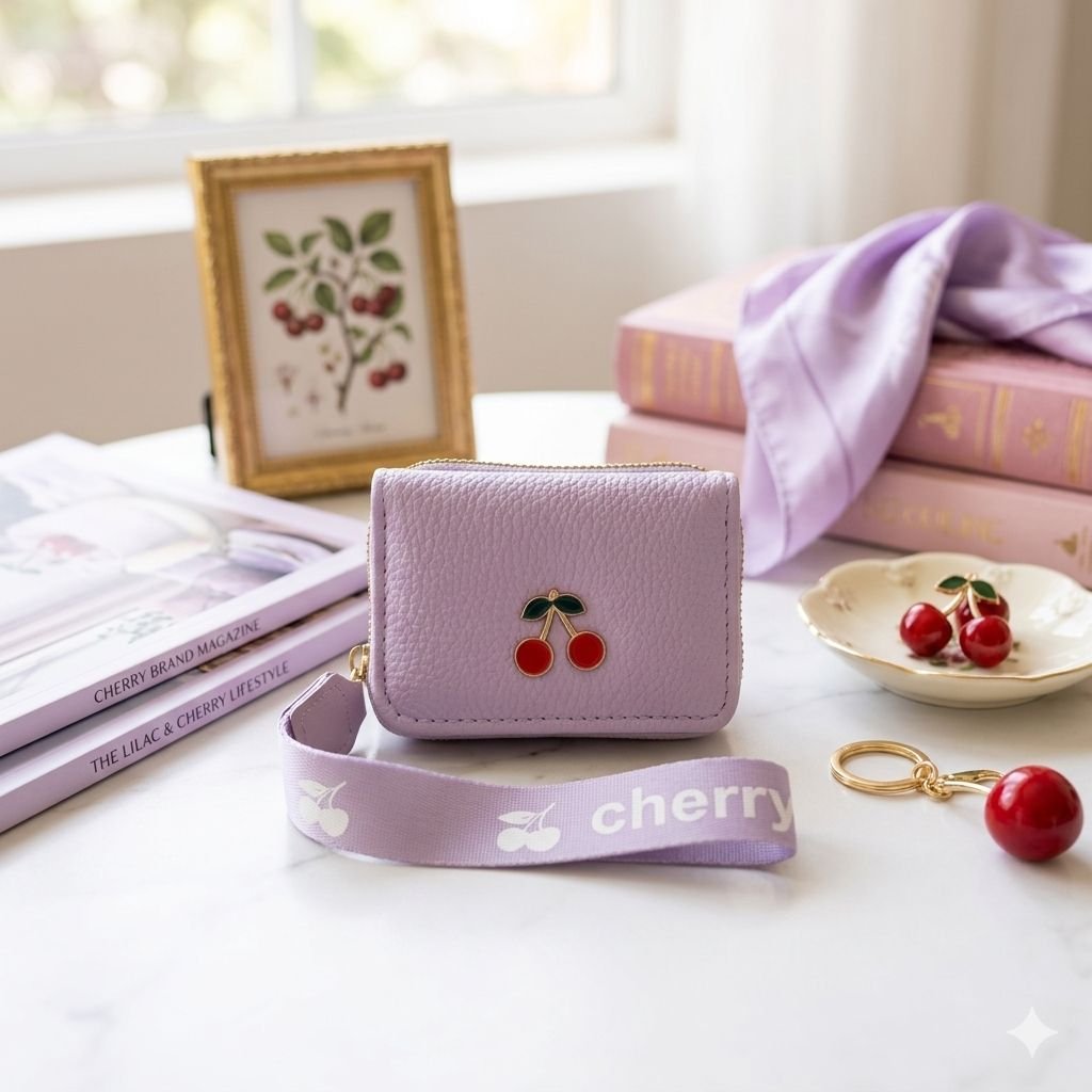 WXL-214 - MONEDERO x "CHERRY" POR TERCIA ( 3 PIEZAS) - Imagen 5