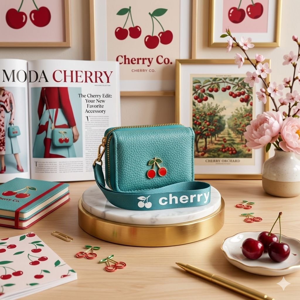 WXL-214 - MONEDERO x "CHERRY" POR TERCIA ( 3 PIEZAS)