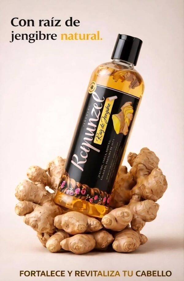 JS399 - SHAMPOO DE JENGIBRE x "RAPUNZEL" (1 PZA)