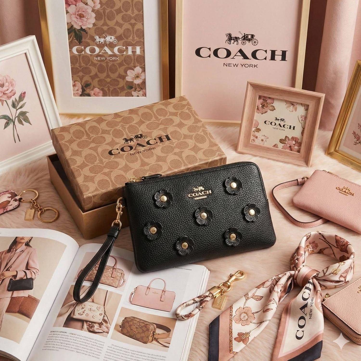 XMX-814 - MUÑEQUERA x "COACH" CON CAJA (1PZA)