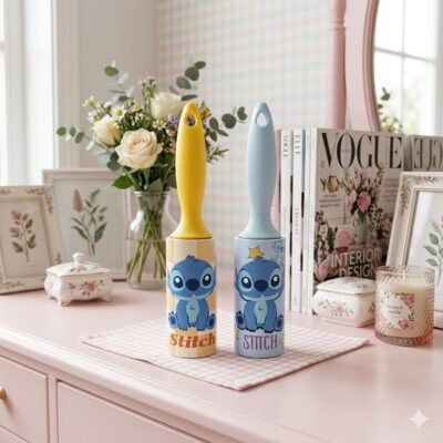 2137 - RODILLO QUITAPELUSAS x "STITCH" POR TERCIA (3 PIEZAS)