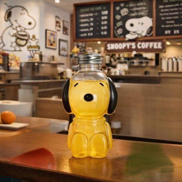 LU12345 - VASO GRANDE CON STICKERS x "SNOOPY" (1 PZA)
