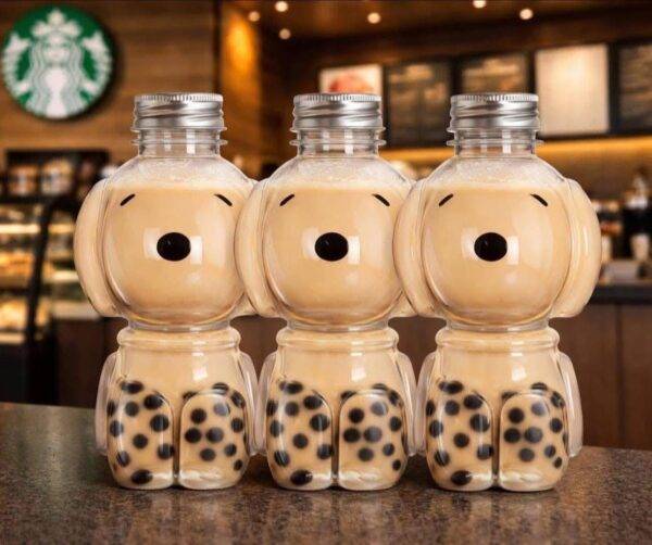 LU12345 - VASO GRANDE CON STICKERS x "SNOOPY" (1 PZA)