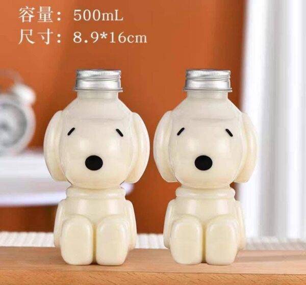 LU12345 - VASO GRANDE CON STICKERS x "SNOOPY" (1 PZA)