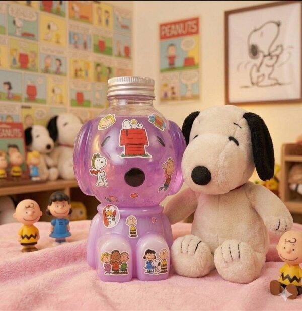 LU12345 - VASO GRANDE CON STICKERS x "SNOOPY" (1 PZA)