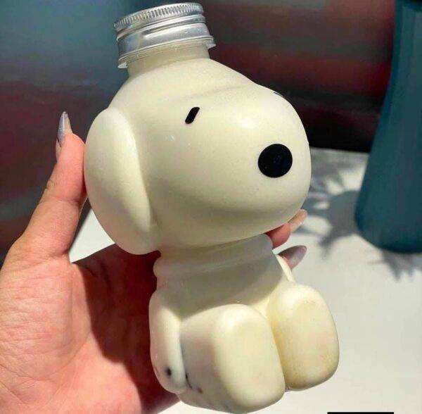 LU12345 - VASO GRANDE CON STICKERS x "SNOOPY" (1 PZA)
