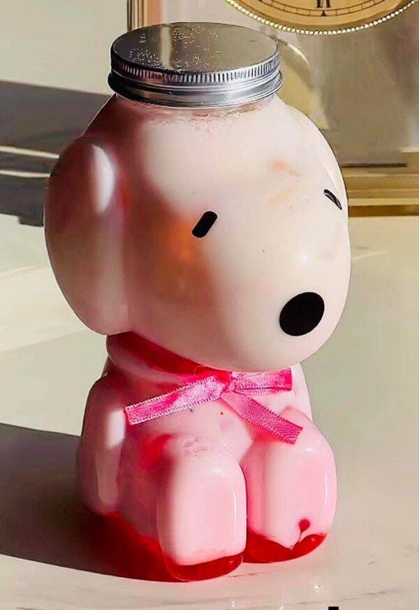 LU12345 - VASO GRANDE CON STICKERS x "SNOOPY" (1 PZA)