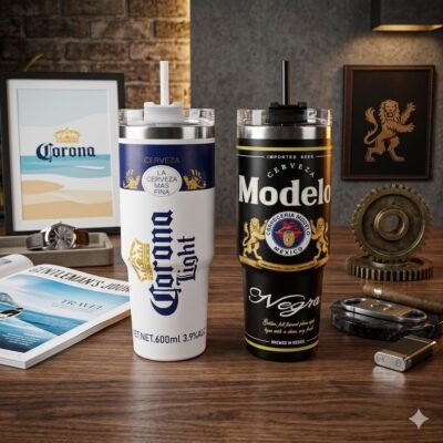 LU88279 - TERMO DE 900 ML DE "CERVEZAS" (1 PZA)
