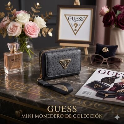 HS-0369Q - MINI MONEDERO x "GUESS" POR TERCIA (3 PIEZAS)