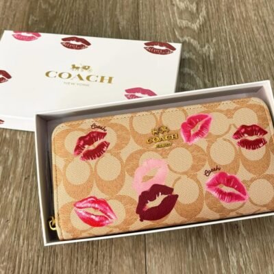 2202 - CARTERA x "COACH" CON CAJA (1 PZA)