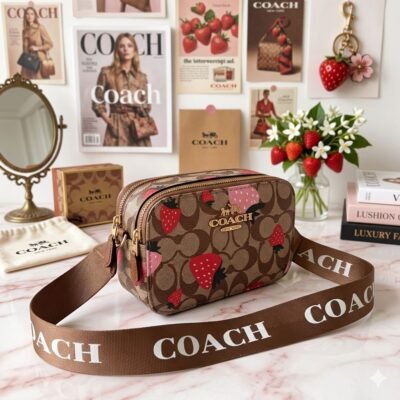 WXL-381 - BANDOLERA CON DOBLE CIERRE x "COACH" (1 PZA)