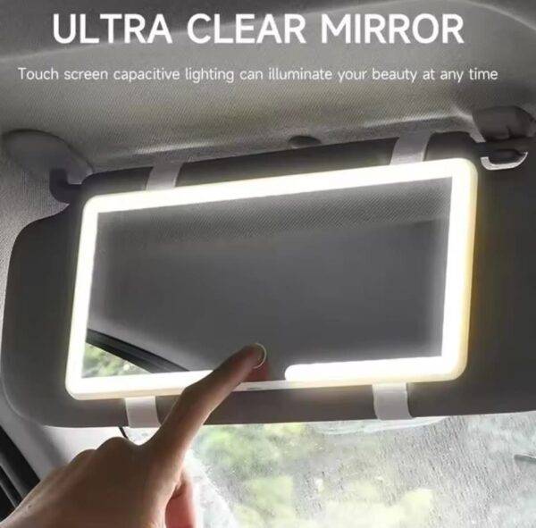 RSD-466 - ESPEJO CON LUZ LED PARA AUTO (1 PZA)