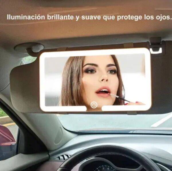 RSD-466 - ESPEJO CON LUZ LED PARA AUTO (1 PZA)