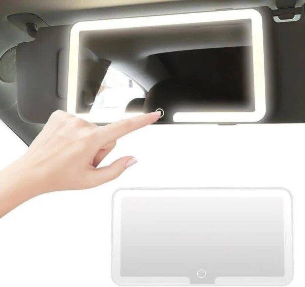 RSD-466 - ESPEJO CON LUZ LED PARA AUTO (1 PZA)