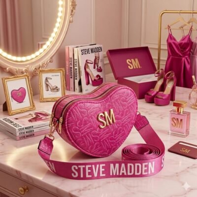 S917-577 - CROSSBODY EN FORMA DE CORAZON x "STEVE MADDEN" (1 PZA)
