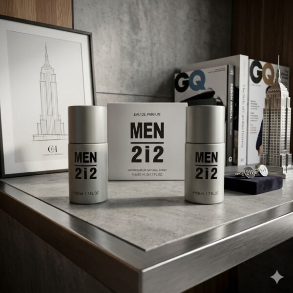 B864 - SET DE DUO DE PERFUMES TIPO "212 MEN" x "CAROLINA HERRERA" (1 DUO)