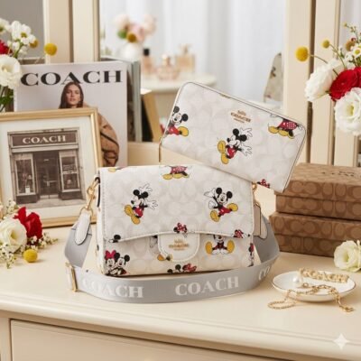 K2707 - CROSSBODY CON CARTERA DE "PERSONAJES" x "COACH" (1 PZA)