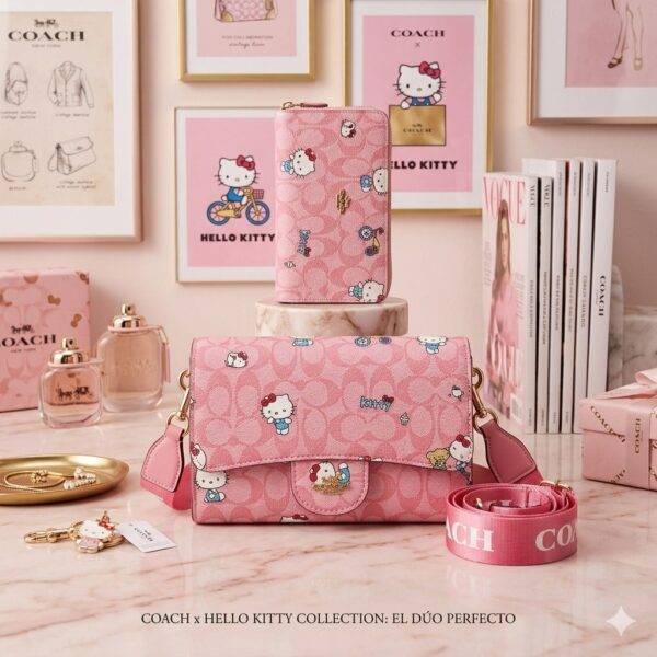 K2707 - CROSSBODY CON CARTERA DE "PERSONAJES" x "COACH" (1 PZA)