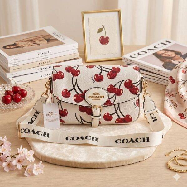 0376 - CROSSBODY PREMIUM "SNOOPY, CHERRY y LIPS" x "COACH" (1 PZA)