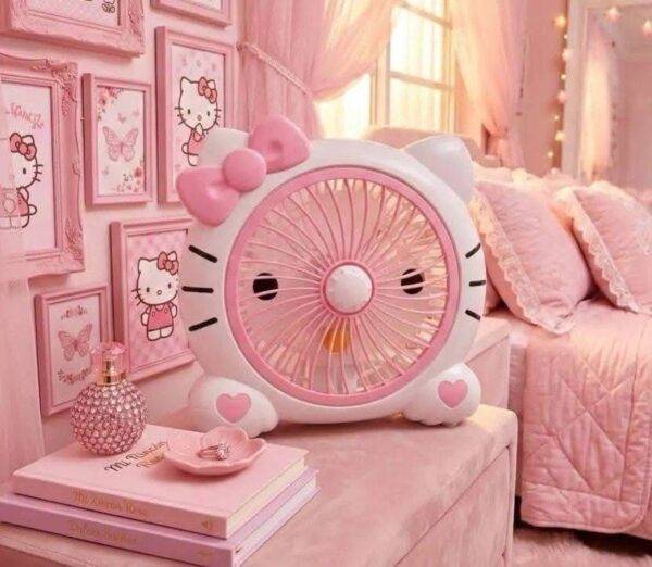 901770 - VENTILADOR CON 2 VELOCIDADES x "HELLO KITTY" (1 PZA)