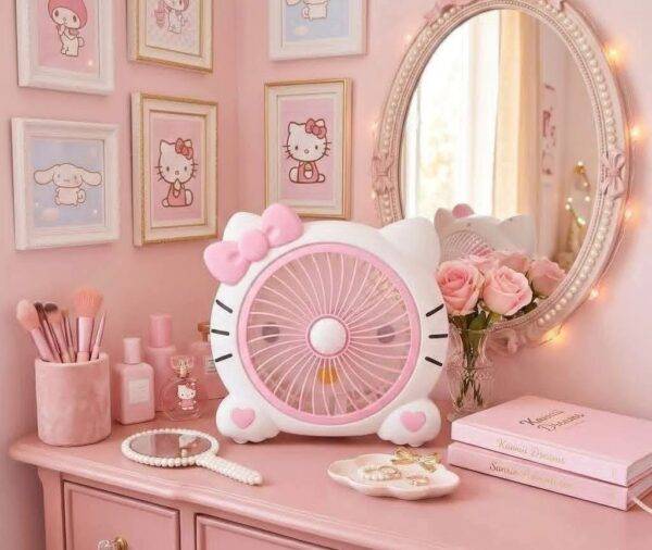 901770 - VENTILADOR CON 2 VELOCIDADES x "HELLO KITTY" (1 PZA)