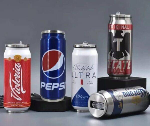 LU1522 - TERMO EN FORMA DE LATA DE CERVEZAS/SODAS (1 PZA)