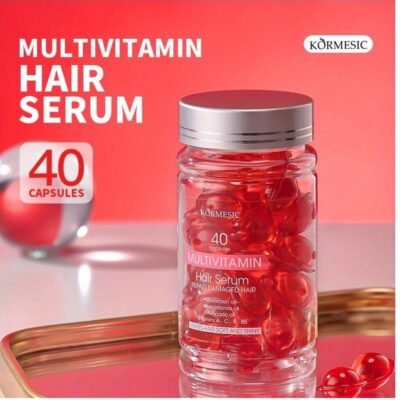 EXFH8007 - FRASCO DE 40 CAPSULAS DE MULTIVITAMINAS PARA EL CABELLO x "KORMESIC" (1 FRASCO)