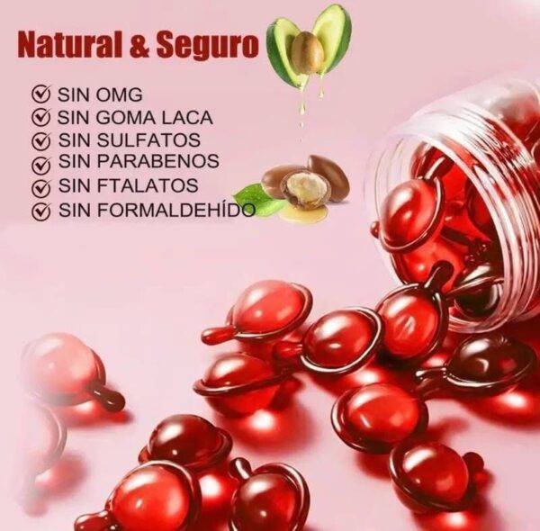 EXFH8007 - FRASCO DE 40 CAPSULAS DE MULTIVITAMINAS PARA EL CABELLO x "KORMESIC" (1 FRASCO)