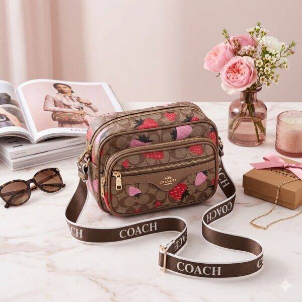 LK2745 - CROSSBODY CON 3 COMPARTIMIENTOS x "COACH" (1 PZA)